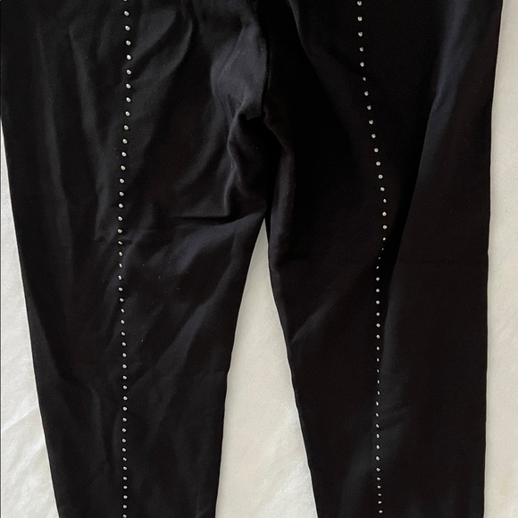 XS/S BCBGeneration Black & Metal Studs Leggings X Small Fall Winter Spring Summ - Picture 2 of 6